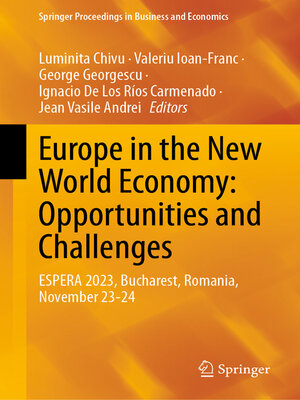 cover image of Europe in the New World Economy